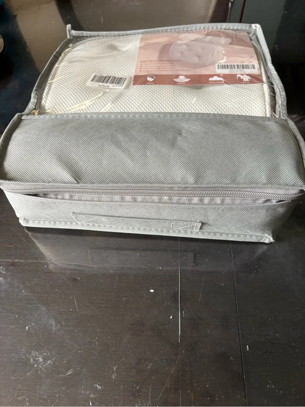 White Samplife Bath Pillow